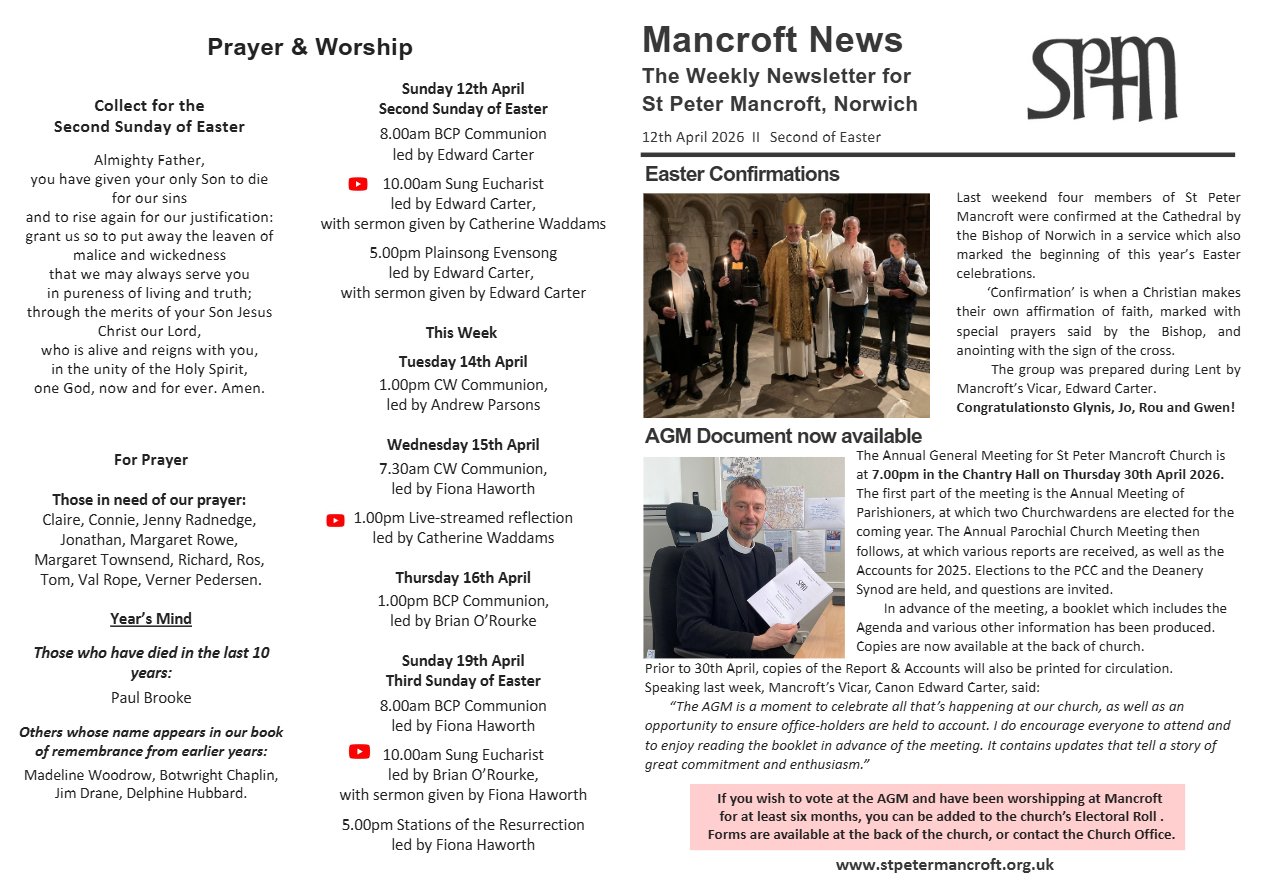 Newsletter 2026-04-12